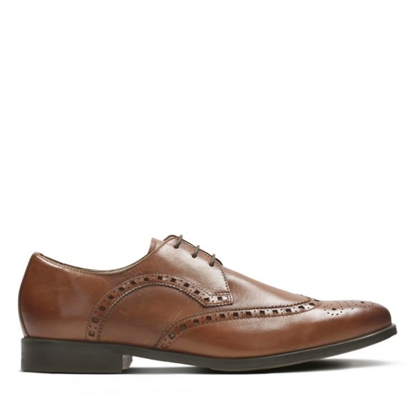 Clarks Mens Amieson Limit Brogues Brown | CA-2789051